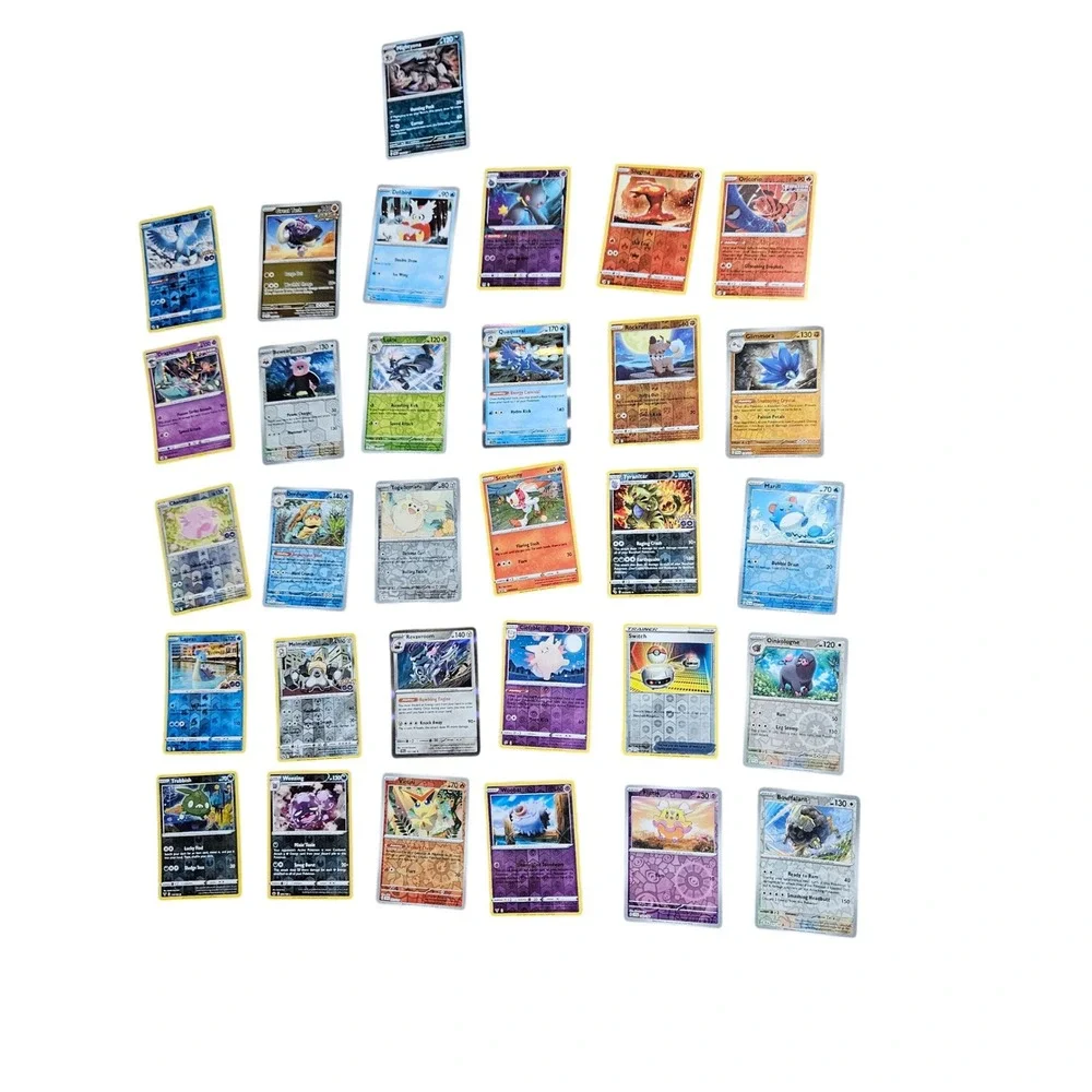 Lot‎ of 31 Pokemon TCG Cards Reverse Holo Tyranitar Articuno Lapras Pokemon GO